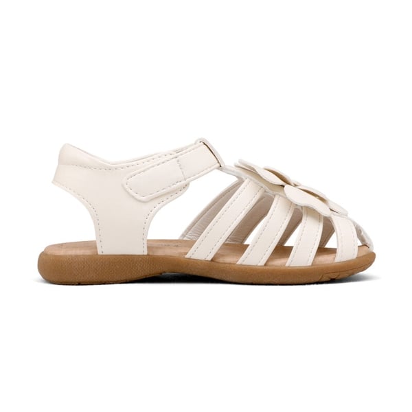 Toddler Girls Closed-Toe Sandals - MILKY WHITE - 1